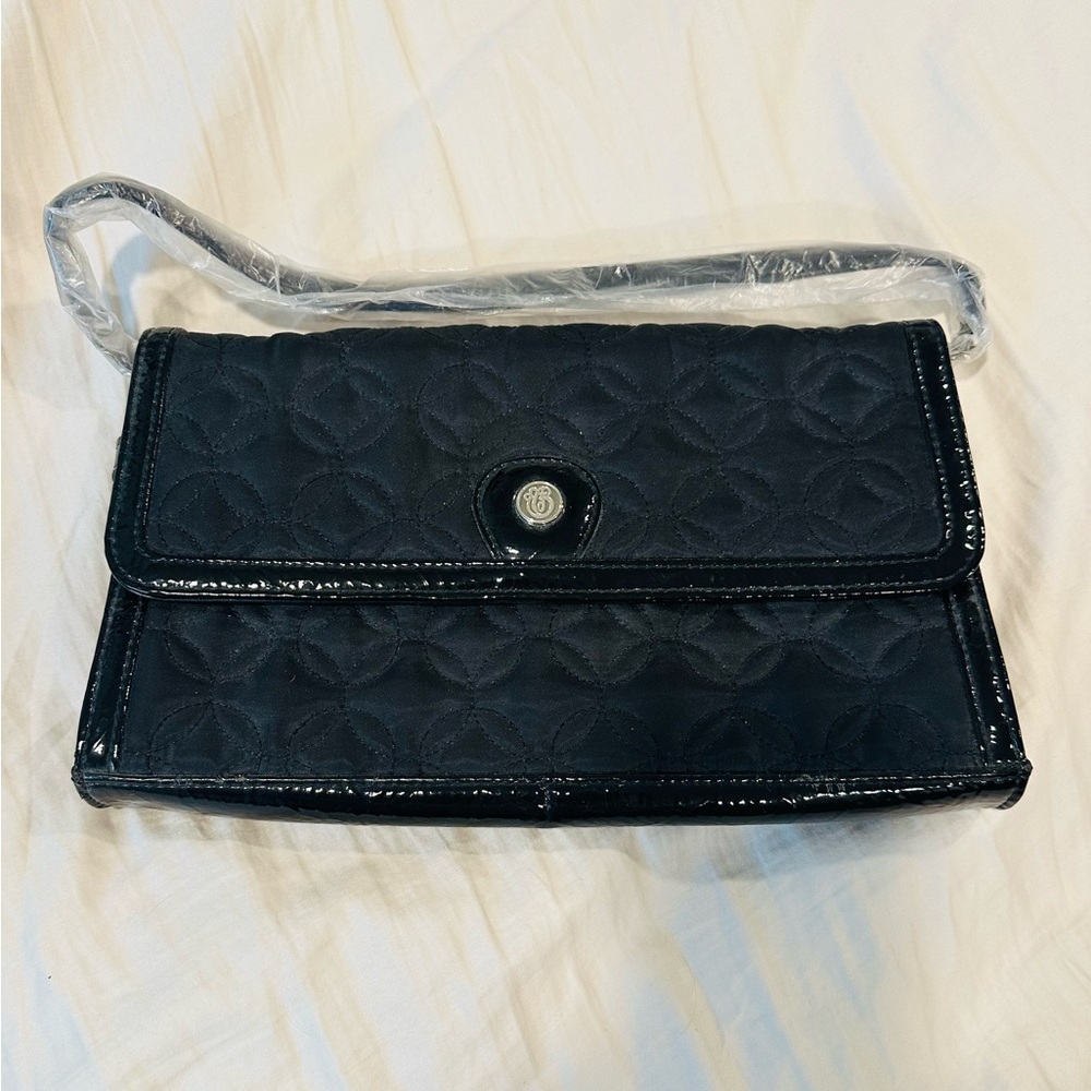 Vera Bradley Black Quilted Clutch
